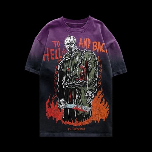 Warren Lotas Hell and Back T-Shirt 'Purple/Black'
