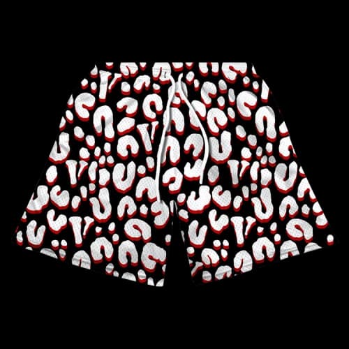 Vlone x Rodman Cheetah Shorts 'Black'