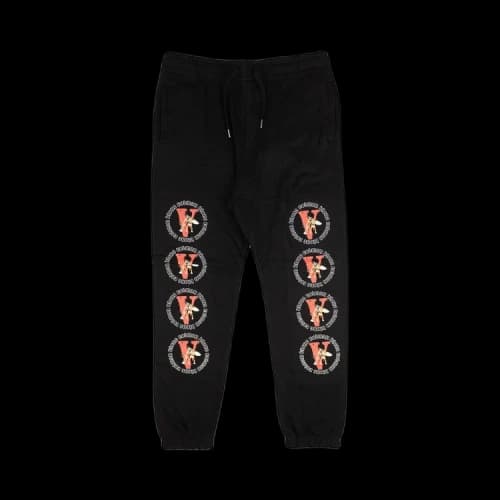 Vlone x Rodman Angel Vs. Demon Joggers 'Black'