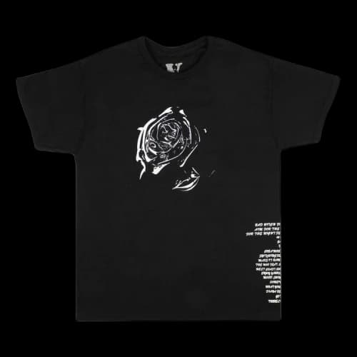 Vlone Artist Merch Tracklist T-Shirt 'Black'