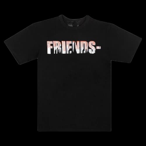 Vlone Slit Short-Sleeve T-Shirt 'Black'