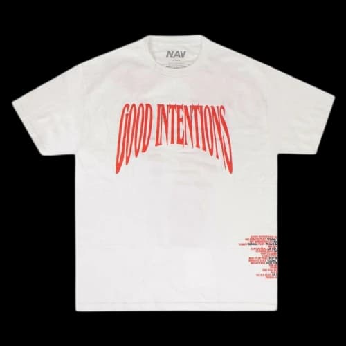 Vlone x Nav Good Intentions T-Shirt 'White'