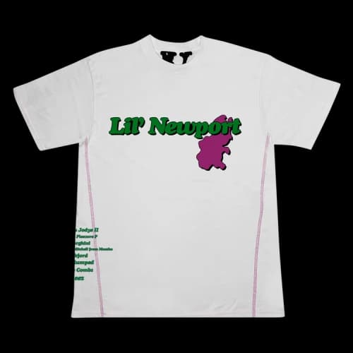Vlone x Yams Day Lil' Newport T-Shirt 'White'