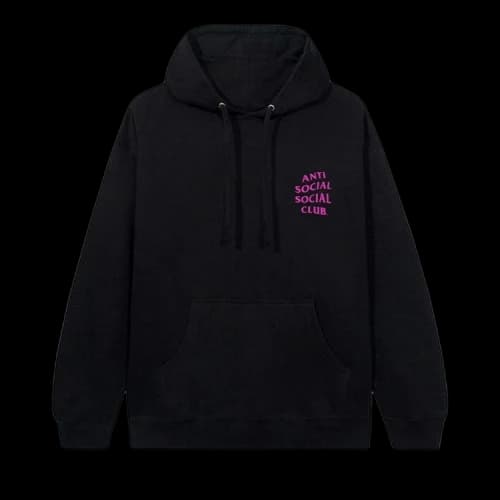 Anti Social Social Club Bubblegum Hoodie 'Black'