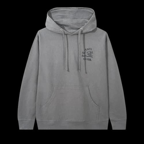 Anti Social Social Club Bat Emoji Hoodie 'Black'