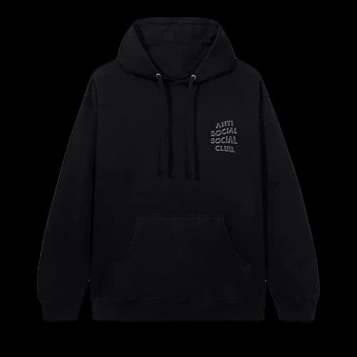 Anti Social Social Club Burnouts Hoodie 'Black'