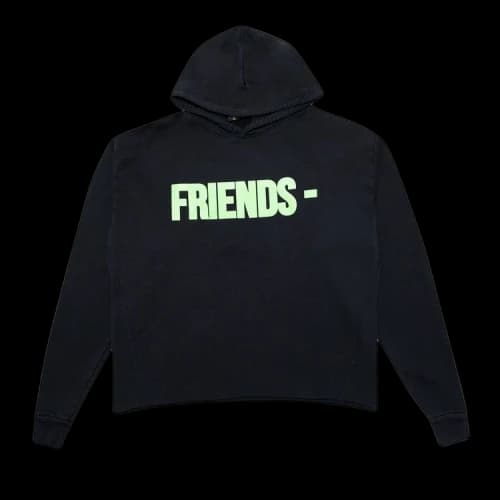Vlone Friends Hoodie 'Black/Green'