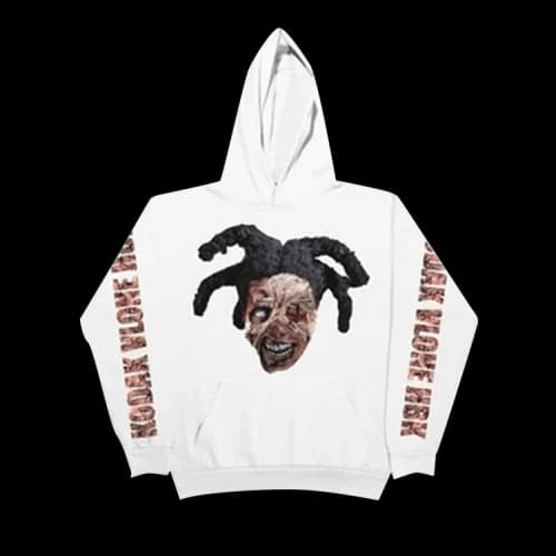 Vlone x Kodak Black Zombie Hoodie 'White'