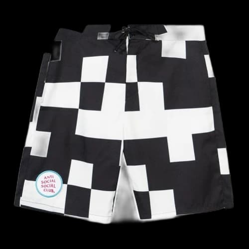 Anti Social Social Club Kook Board Shorts 'Black/White'