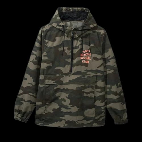 Anti Social Social Club Anorak Jacket 'Camo'