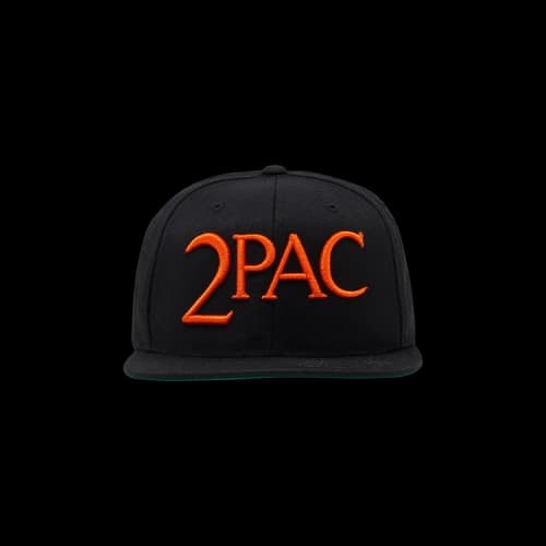Vlone 2Pac Snapback Cap Black