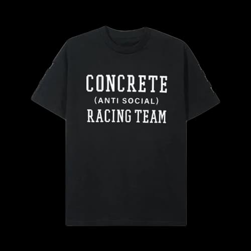 Anti Social Social Club Concrete Jungle Racing Team Tee 'Black'