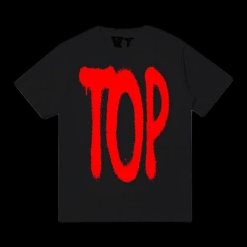 Vlone x NBA Youngboy Top T-Shirt 'Black'