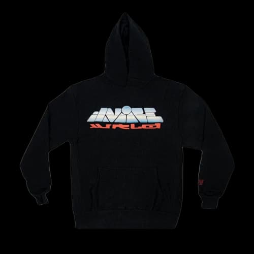Vlone x Juice WRLD Chrome VWRLD Hoodie 'Black'