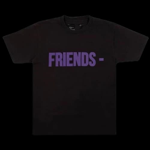 Vlone Friends T-Shirt 'Black/Purple'