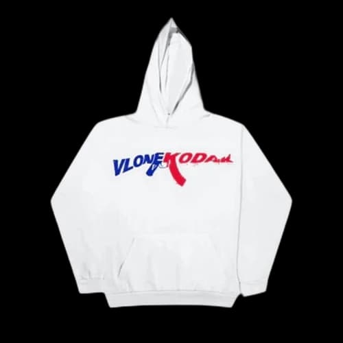 Vlone x Kodak Black 47 Hoodie 'White'