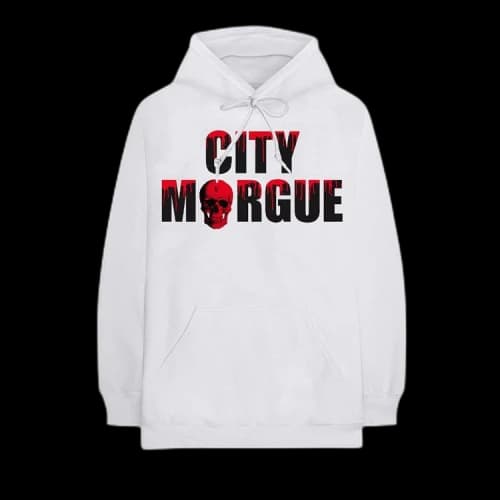 Vlone x City Morgue Dog Hoodie 'White'