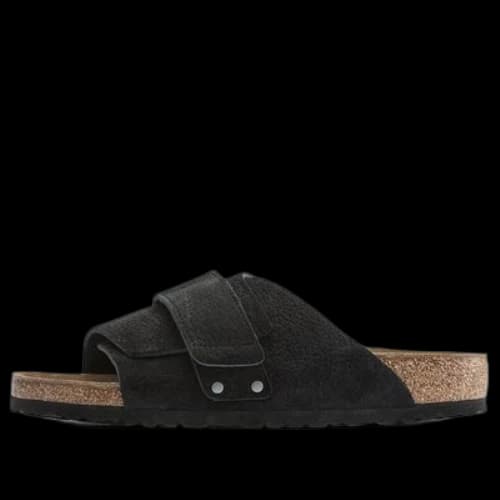 Birkenstock Kyoto Nubuck Sandals 'Desert Buck Black'