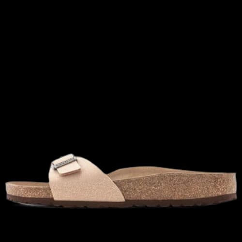 Birkenstock Madrid Birko-Flor White Narrow Fit 'Pink'