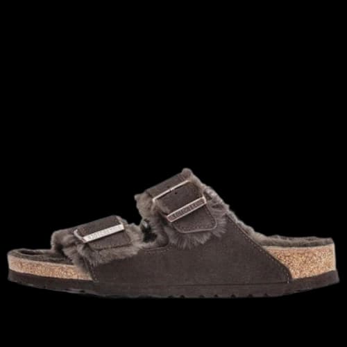 Birkenstock Arizona Shearling Suede Leather 'Mocca'