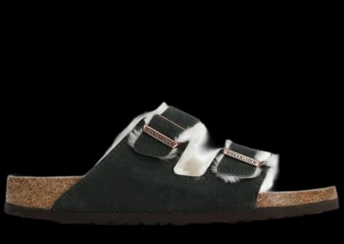 Birkenstock Arizona Shearling Kith Green