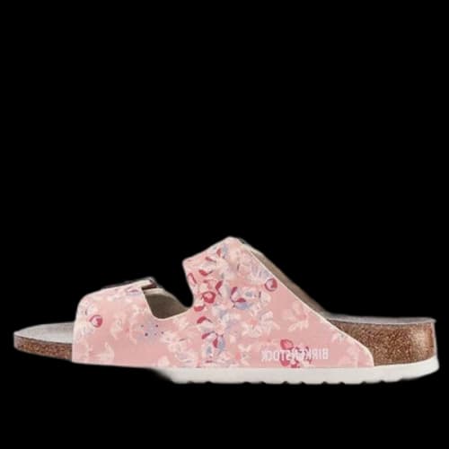 Birkenstock Arizona ESD Birko-Flor Narrow Field 'Flower Field Rose' (Women's)