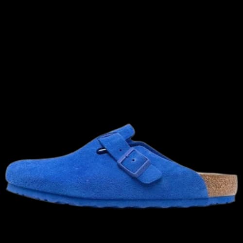 Birkenstock Boston Suede Leather 'Ultra Blue'
