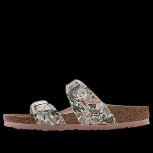Birkenstock Sydney Vegan Birko-Flor 'Paisley Light Rose' (Women's)