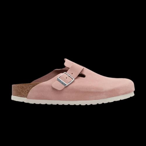 Birkenstock Boston Soft Footbed Suede 'Pink Clay'