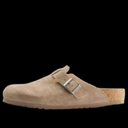 Birkenstock Boston Synthetik Narrow Fit 'Desert Dust Gray Taupe'