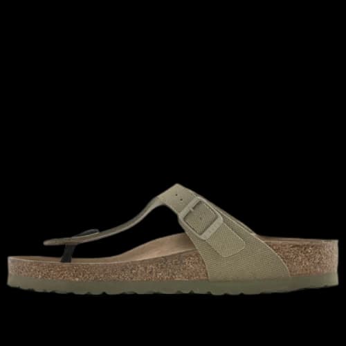 Birkenstock Gizeh Vegan Textile Sandals 'Faded Khaki'