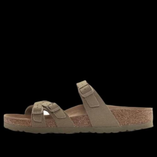 Birkenstock Franca Vegan Textile Narrow Fit Sandals 'Faded Khaki'