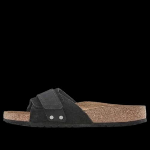 Birkenstock Oita Suede Leather Narrow Fit Sandals 'Black'
