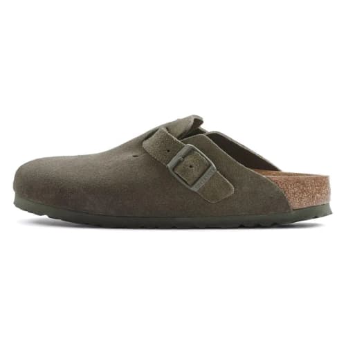 Birkenstock Boston Suede Leather Regular 'Suede Moss Green'