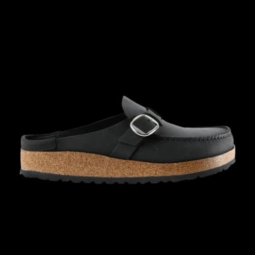 Birkenstock Buckley Oiled Leather Sandal 'Black' (Women's)