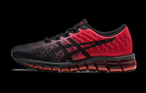 (GS) ASICS Gel Quantum180 4 'Black Red'