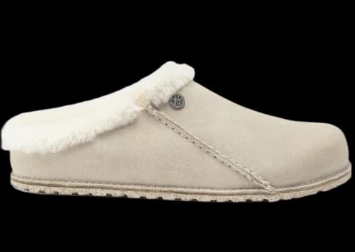 Birkenstock Zermatt Premium Suede Leather Antique White