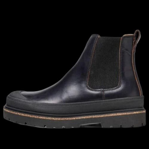 Birkenstock Prescott Slip On Women Waxy Leather Narrow Fit 'Black' (Women's)