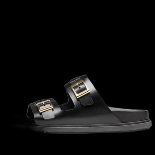Birkenstock St Barths Natural Leather Narrow Fit 'Black'