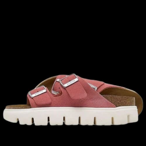 Birkenstock Arizona Chunky Birko-Flor Platform Sandals 'Candy Pink' (Women's)