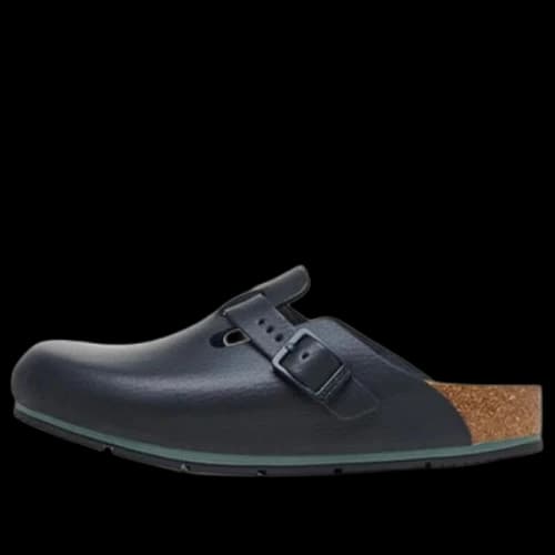 Birkenstock Boston Pro Natural Leather Sandals 'black'