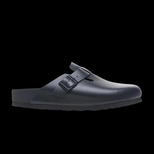 Birkenstock Boston Smooth Leather Narrow 'Black'