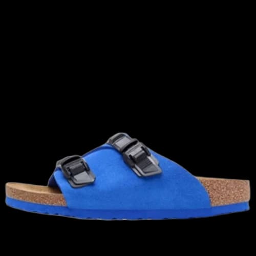 Birkenstock Zrich Tech Suede Leather Narrow Fit Sandals 'Blue' (Women's)