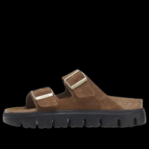 Birkenstock Arizona Chunky Suede Leather 'Dark Tea Black'