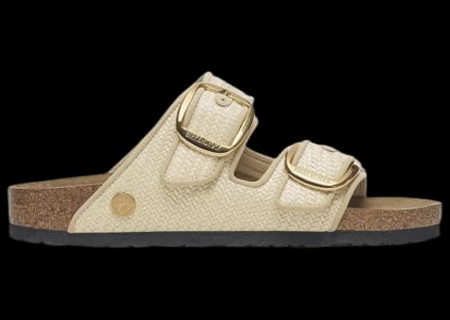 Birkenstock Arizona Big Buckle Textile Raffia Naturale