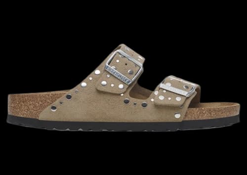 Birkenstock Arizona Rivets Suede Taupe