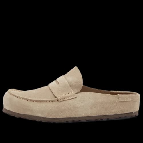 Birkenstock Naples Wrapped Suede Leather 'Taupe'