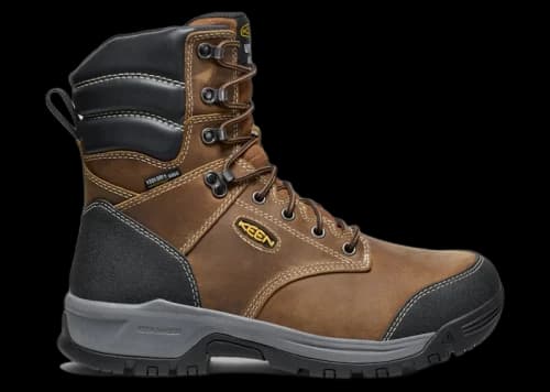 Keen Evanston 8" Insulated Waterproof Soft Toe Boot Bison Black