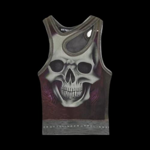 Ottolinger Mesh Tank Top 'Grey'