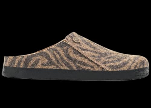 Birkenstock Zermatt Wool Felt Zebra Toffee